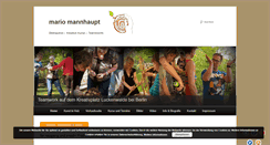 Desktop Screenshot of mario-mannhaupt.de